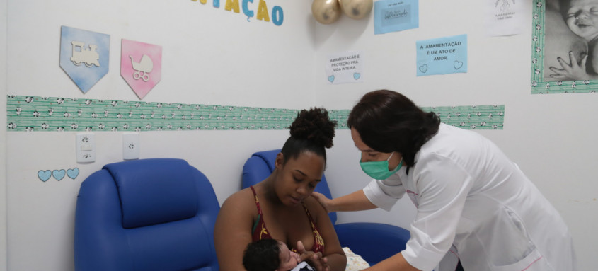 Agosto Dourado promove várias atividades nas unidades de saúde
- Foto: Renan Otto/Prefeitura de São Gonçalo Agosto Dourado promove várias atividades nas unidades de saúde