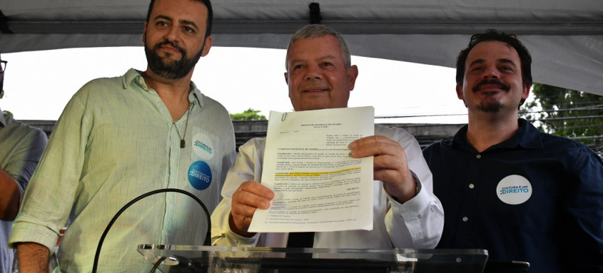 Com o Plano Municipal, Niterói passa a ter uma estrutura em prol da Cultura - Foto: Bruno Eduardo Alves / Prefeitura de Niterói Com o Plano Municipal, Niterói passa a ter uma estrutura em prol da Cultura