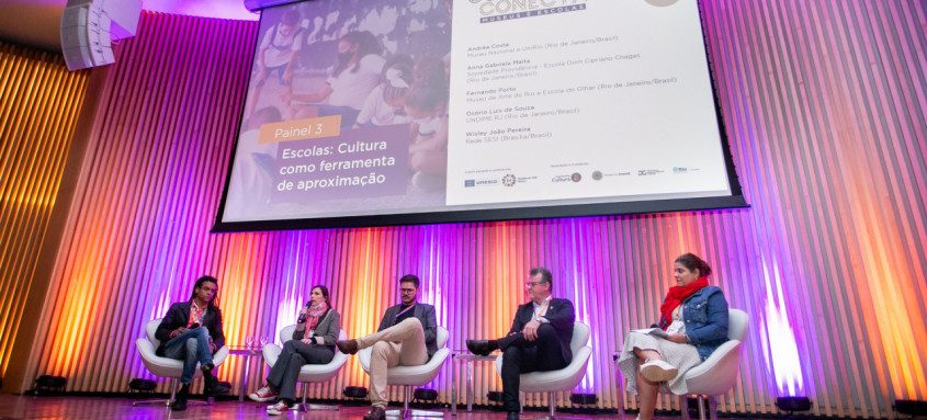 Cultura Conecta, realizado no Museu do Amanhã, foi um dos representantes do Brasil no Mondiacult 2022 - Foto: Divulgação Cultura Conecta, realizado no Museu do Amanhã, foi um dos representantes do Brasil no Mondiacult 2022