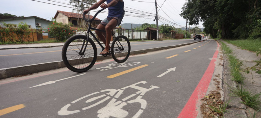 Engenho do Mato e Barreto, na Zona Norte, também recebem melhorias na malha cicloviária - Foto: Luciana Carneiro/Prefeitura de Niterói Engenho do Mato e Barreto, na Zona Norte, também recebem melhorias na malha cicloviária