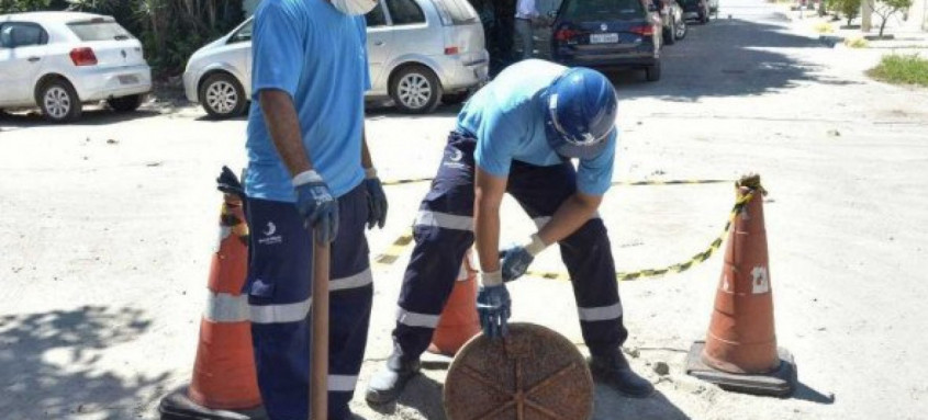 Concessionária Águas de Niterói realiza reparos na Avenida Marquês de Paraná