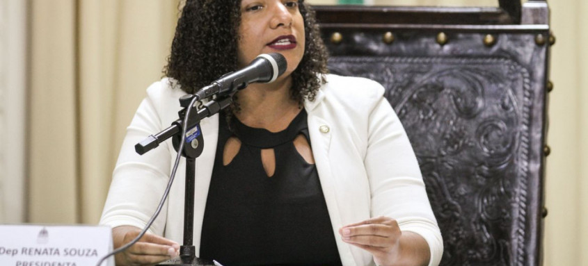 deputada estadual Renata Souza (PSOL-RJ), Assembleia Legislativa do Rio de Janeiro (Alerj) - Foto: Rafael Wallace/Alerj deputada estadual Renata Souza (PSOL-RJ), Assembleia Legislativa do Rio de Janeiro (Alerj)
