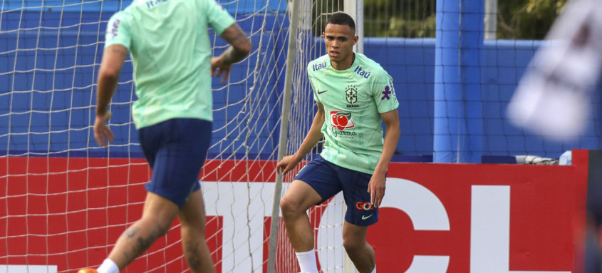 Lateral-direito Vanderson participou ontem do primeiro treino na Espanha - Foto: Joilson Marconne / CBF Lateral-direito Vanderson participou ontem do primeiro treino na Espanha