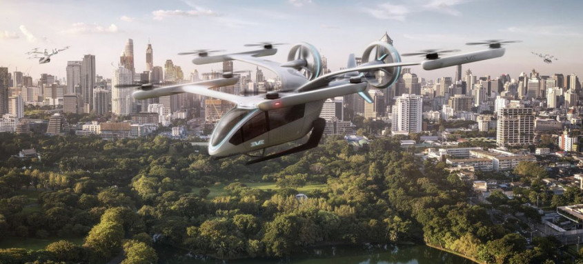 Aeronave elétrica de decolagem e pouso vertical pode se tornar realidade em breve: planta industrial já tem endereço - Foto: Divulgação/Embraer Aeronave elétrica de decolagem e pouso vertical pode se tornar realidade em breve: planta industrial já tem endereço
