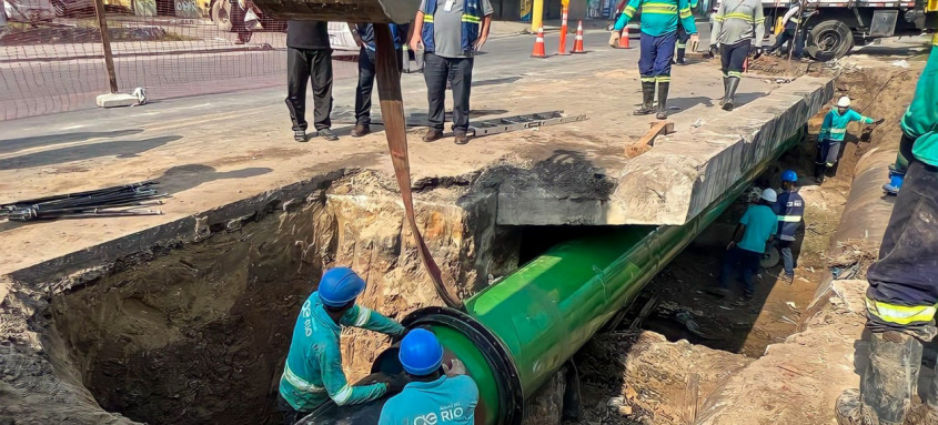 Melhorias feitas pela Águas do Rio levam pela primeira vez água encanada para mais de 43 mil pessoas - Foto: Divulgação Melhorias feitas pela Águas do Rio levam pela primeira vez água encanada para mais de 43 mil pessoas