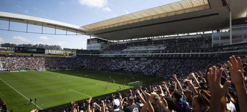 Neo Química Arena, estádio do Corinthians, pode receber jogo do Flamengo
- Foto: Thais Magalhães / CBF Neo Química Arena, estádio do Corinthians, pode receber jogo do Flamengo