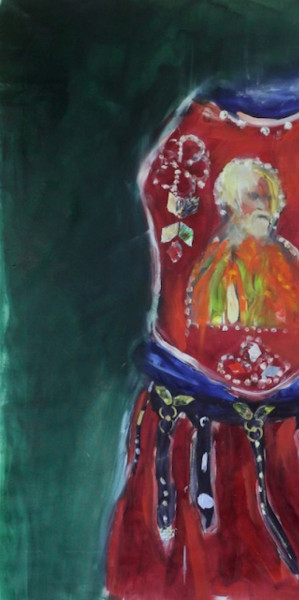 Pinturas da artista fazem parte da exposição 