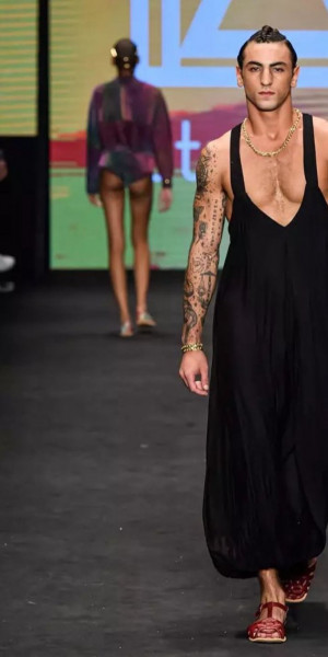 
Lucas Ranhol fez o debut neste ano na semana de moda paulista e desfilou para quatro marcas
