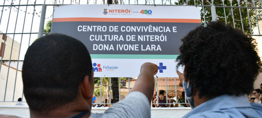 Centro de Cultura e Convivência de Niterói (CCCN) Dona Ivone Lara foi inaugurado no Fonseca - Foto: Divulgação / Bruno Eduardo Alves Centro de Cultura e Convivência de Niterói (CCCN) Dona Ivone Lara foi inaugurado no Fonseca