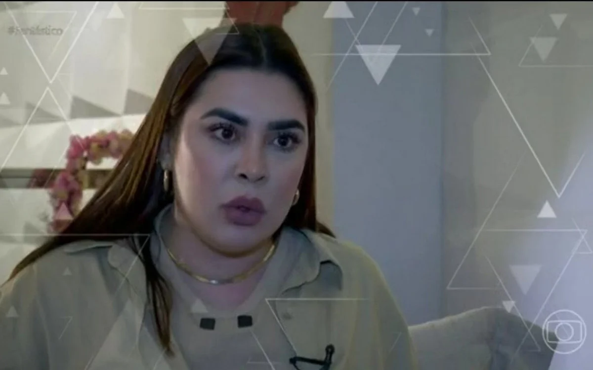 Segundo a artista, ela participou de uma campanha contra a violência doméstica no Instagram, incentivando mulheres a denunciar as agressões, justamente no momento em que ela mesma passava por esse problema. reprodução/TV Globo