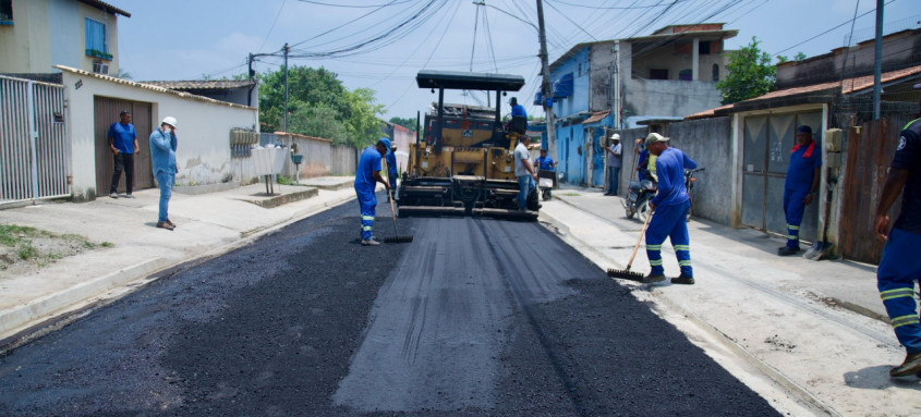 As intervenções, feitas em parceria com a prefeitura de São Gonçalo, têm previsão de conclusão até o fim do primeiro semestre de 2024 - Foto: Rafaela Cassiano / Secretaria das Cidades As intervenções, feitas em parceria com a prefeitura de São Gonçalo, têm previsão de conclusão até o fim do primeiro semestre de 2024