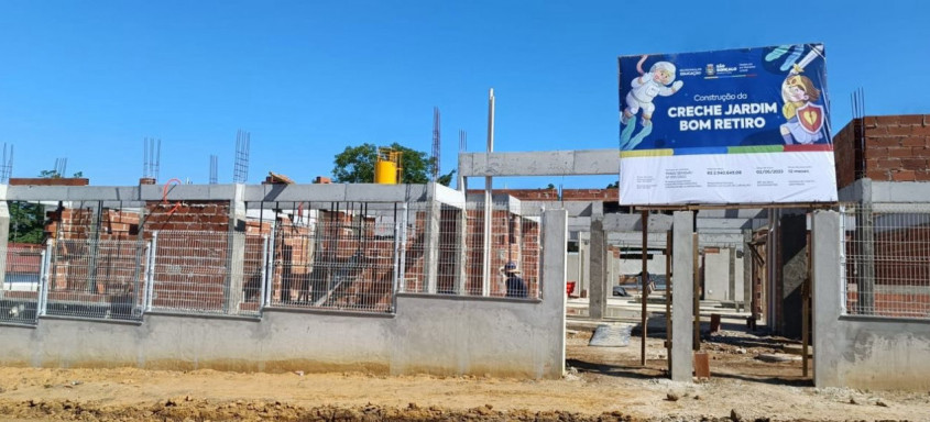 Duas novas creches em São Gonçalo vão garantir mais 200 vagas no município
