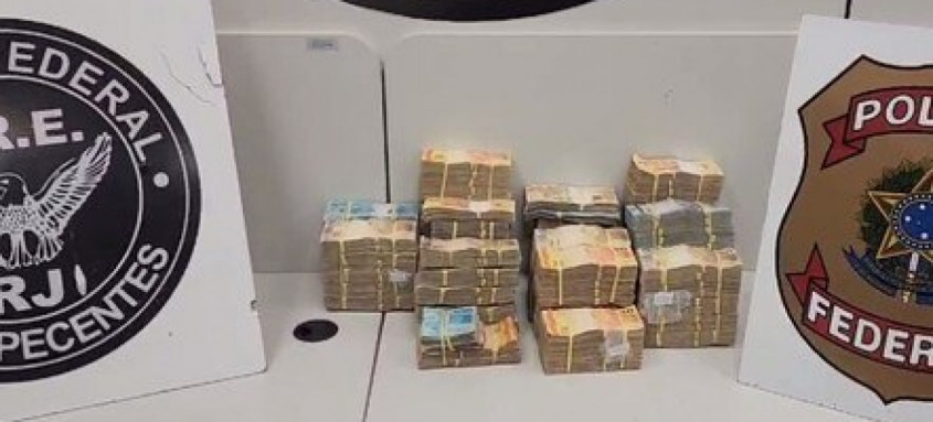 Origem do dinheiro apreendido ainda é desconhecida.