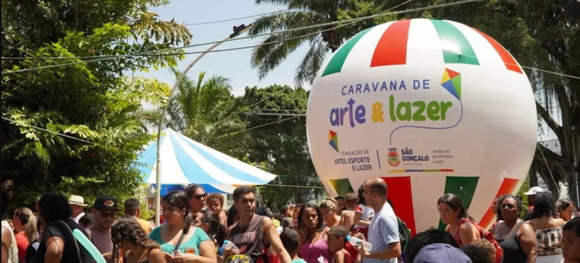 Para os pequenos foliões a cidade oferecerá atividades especiais com a Caravana de Arte e Lazer 
