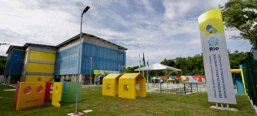 O EDI Escritora Clarice Lispector foi construído para atender 300 crianças com 12 salas - Foto: Beth Santos/Prefeitura do Rio O EDI Escritora Clarice Lispector foi construído para atender 300 crianças com 12 salas