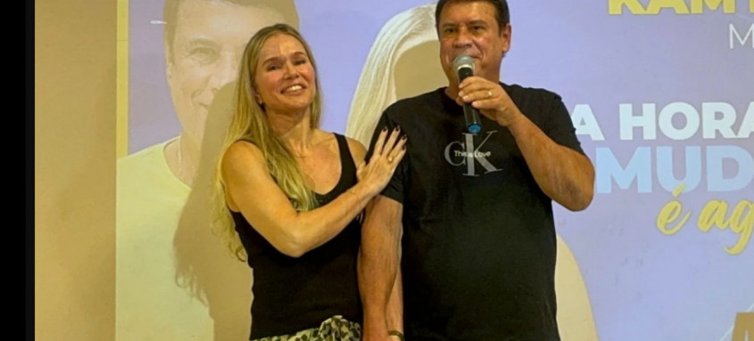 Kamylla Mendes e ex-prefeito Marquinho Mendes
