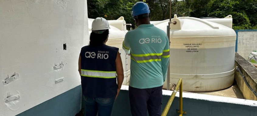 Instalado pela Águas do Rio, novo sistema de desinfecção de água aumenta a eficácia e a segurança na distribuição