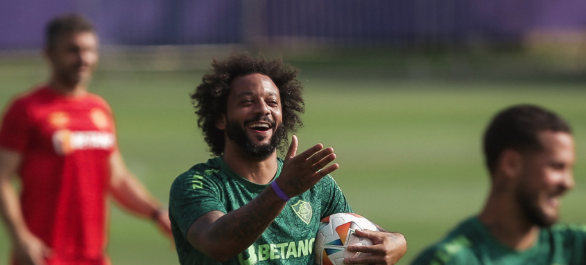 Fluminense conta com a experiência de Marcelo para voltar ao Rio com os três pontos - Foto: Lucas Merçon/Fluminense Fluminense conta com a experiência de Marcelo para voltar ao Rio com os três pontos