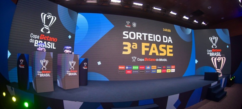 Sorteio da terceira fase da Copa do Brasil ocorreu na sede da CBF, no Rio 
