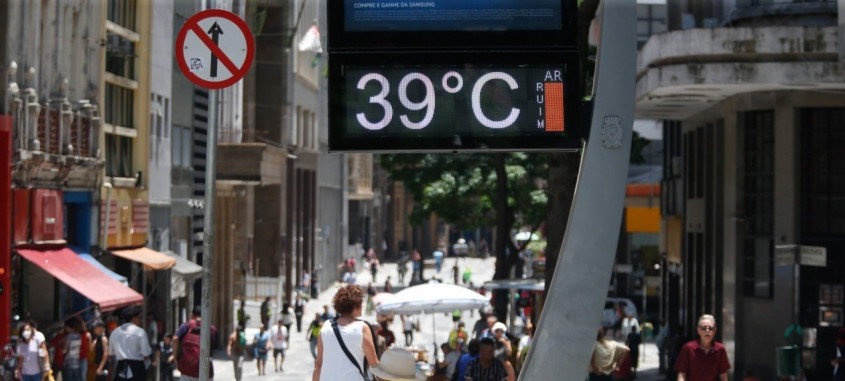 Onda de calor afetará estados do Rio de Janeiro, São Paulo, Minas Gerais e Paraná