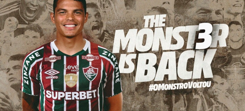 Thiago Silva foi anunciado nesta terça-feira como novo reforço do Fluminense
