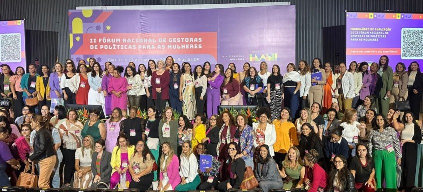 Evento teve como público-alvo gestoras de políticas públicas para as mulheres no âmbito de governos estaduais, municipais e distrital - Foto: Divulgação Evento teve como público-alvo gestoras de políticas públicas para as mulheres no âmbito de governos estaduais, municipais e distrital