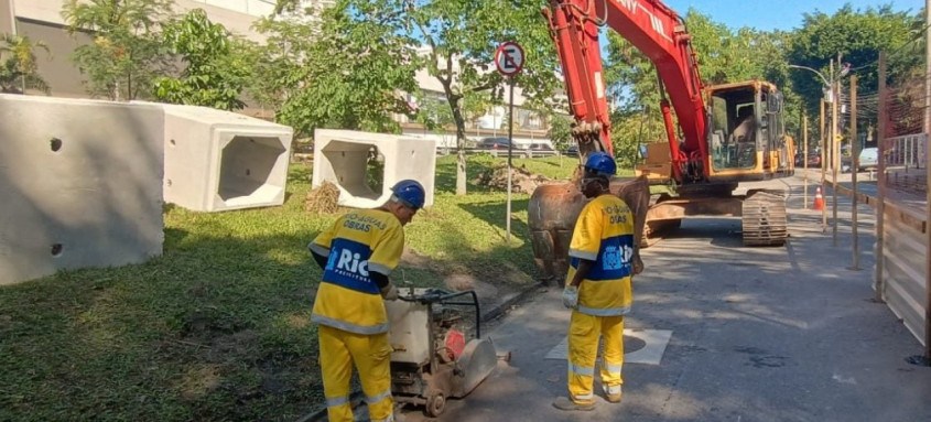 A obra de drenagem será feita na Estrada da Gávea e em ruas de seu entorno