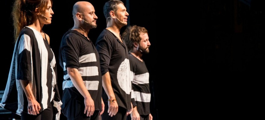 Luciana Paes, Gustavo Miranda, João Vicente de Castro e Gregório Duvivier estrelam a peça Luciana Paes, Gustavo Miranda, João Vicente de Castro e Gregório Duvivier estrelam a peça