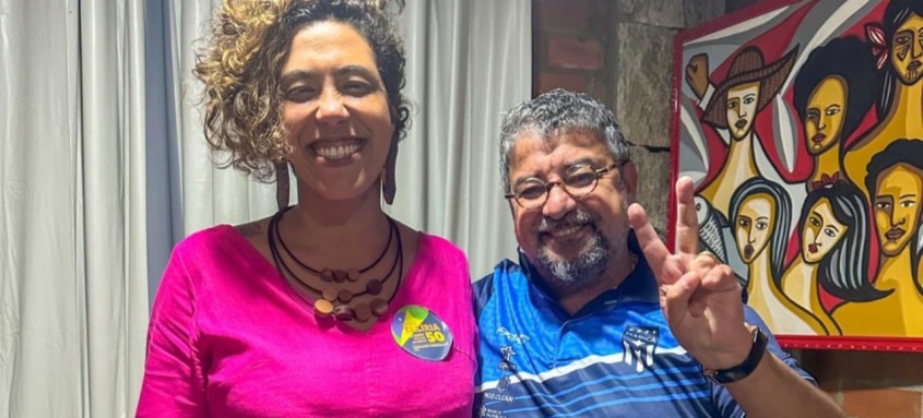 Talíria Petrone teve nesta terça com Washington Quaquá em Maricá
