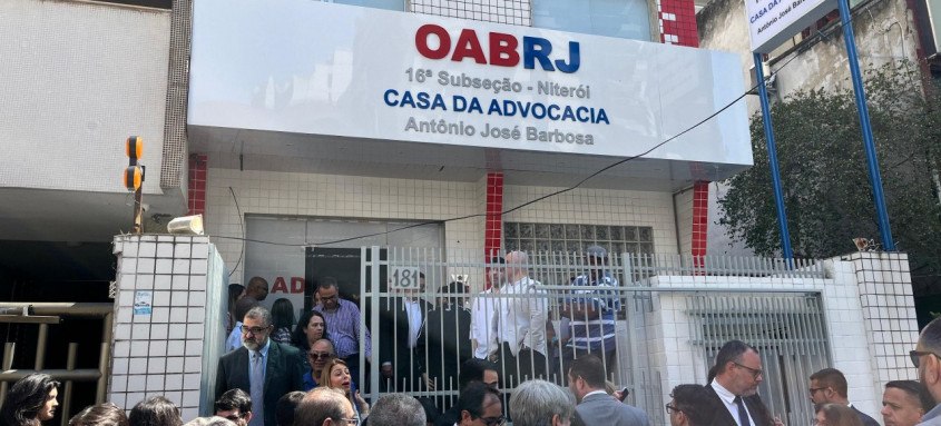 A Casa da Advocacia Antônio José Barbosa foi inaugurada nesta sexta-feira em Icaraí - Foto: Divulgação A Casa da Advocacia Antônio José Barbosa foi inaugurada nesta sexta-feira em Icaraí