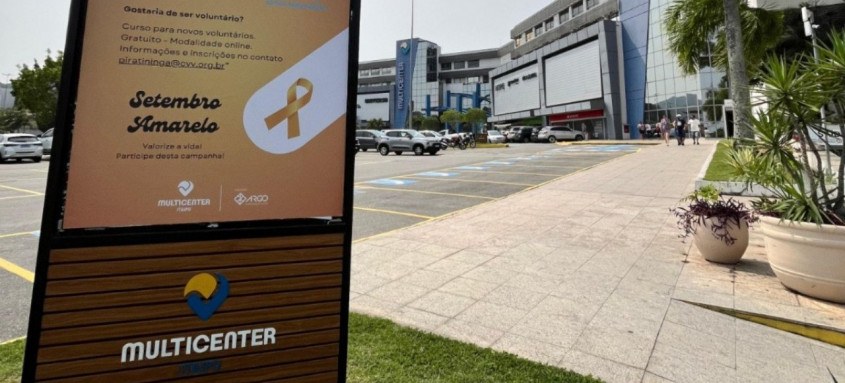 Shopping Multicenter Itaipu realiza ação especial em apoio ao Setembro Amarelo