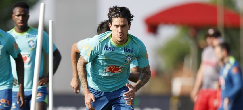 Pedro estava com a seleção brasileira em Curitiba se preparando para os jogos das Eliminatórias - Foto: Rafael Ribeiro/CBF Pedro estava com a seleção brasileira em Curitiba se preparando para os jogos das Eliminatórias