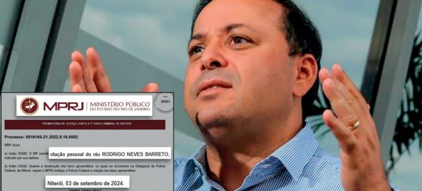 Novo processo por corrupção envolvendo o ex-prefeito de Niterói Rodrigo Neves