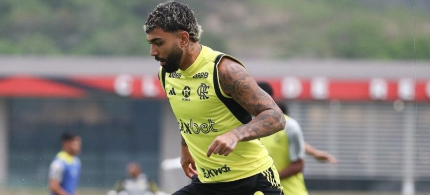 Gabigol vem ganhando mais oportunidade no ataque do Flamengo após a chegada de Filipe Luís - Foto: Gilvan de Souza/Flamengo Gabigol vem ganhando mais oportunidade no ataque do Flamengo após a chegada de Filipe Luís