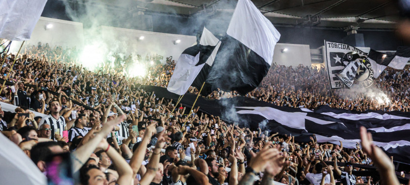 A torcida do Botafogo está na expectativa de confirmar amanhã a vaga na final da Copa Libertadores - Foto: Vítor Silva/Botafogo A torcida do Botafogo está na expectativa de confirmar amanhã a vaga na final da Copa Libertadores