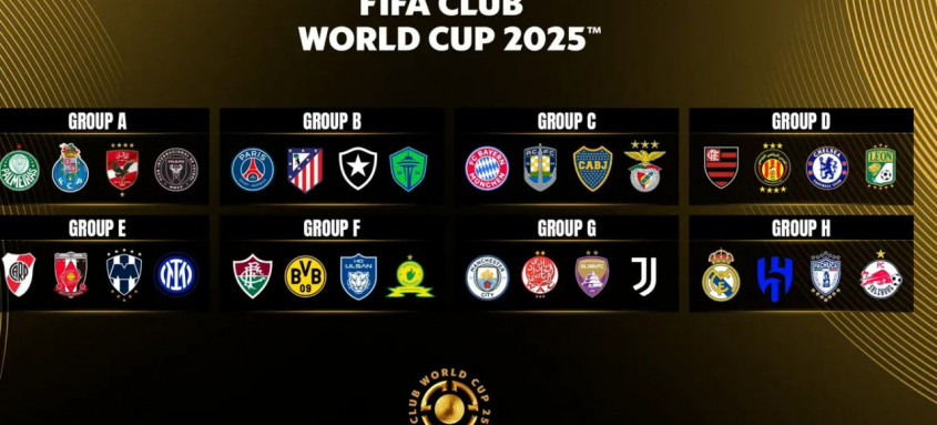 Grupos sorteados para o Mundial de Clubes que será disputado em 2025 nos EUA