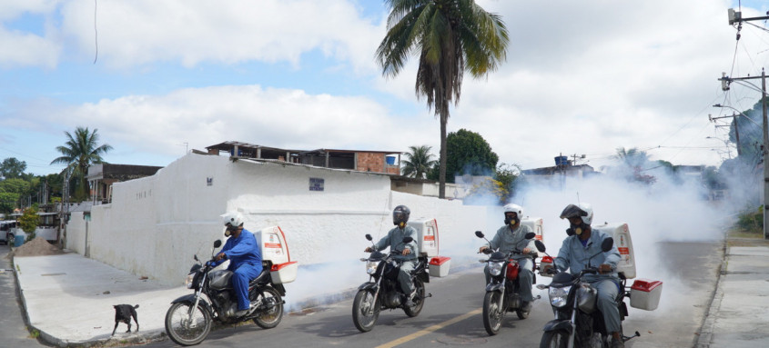 Os locais de aplicação são definidos pelo Departamento de Vigilância em Saúde Ambiental com base nos casos notificados pelo setor de Vigilância Epidemiológica - Foto: Foto: Reprodução Os locais de aplicação são definidos pelo Departamento de Vigilância em Saúde Ambiental com base nos casos notificados pelo setor de Vigilância Epidemiológica