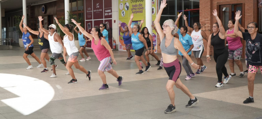 Atividades acontecem duas vezes por semana no Partage Shopping