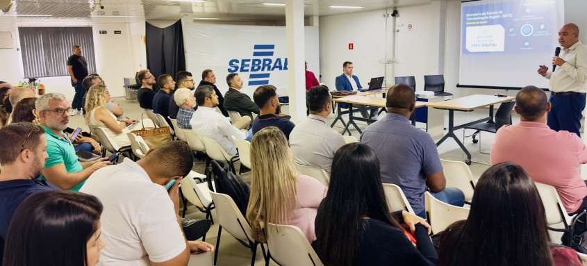 O evento, em parceria com o Sebrae/RJ, teve como foco a implantação do Sistema Eletrônico de Informações do Rio de Janeiro (SEI-RJ)
- Foto: Divulgação O evento, em parceria com o Sebrae/RJ, teve como foco a implantação do Sistema Eletrônico de Informações do Rio de Janeiro (SEI-RJ)