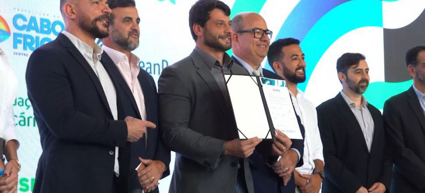 Lançamento da segunda edição do BlueRio, programa de inovação em Economia Azul. - Foto: Divulgação/GovRJ Lançamento da segunda edição do BlueRio, programa de inovação em Economia Azul.