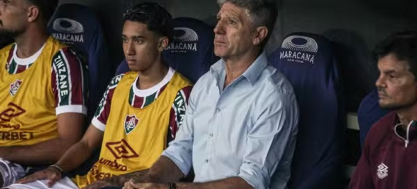 Renato Gaúcho, técnico do Fluminense, no clássico contra o Vasco. - Foto: Foto: LEONARDO BRASIL / FLUMINENSE F.C Renato Gaúcho, técnico do Fluminense, no clássico contra o Vasco.