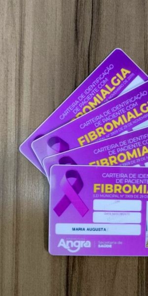 Carteira de fibromialgia. / Imagem: PMAR