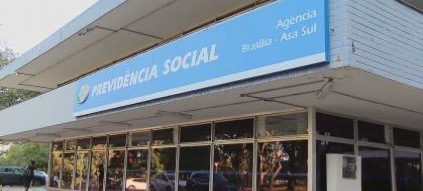 Fachada de prédio do Instituto Nacional do Seguro Social (INSS). 