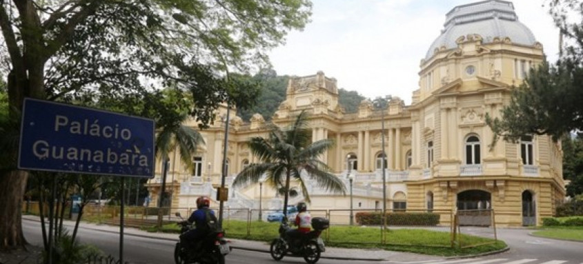 O Palácio Guanabara, sede do governo do estado