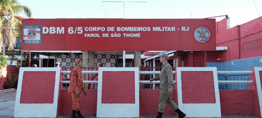 Nova unidade do Corpo de Bombeiros em Farol de São Tomé, em Campos dos Goytacazes, deve reduzir em até uma hora o tempo de resposta às ocorrências. - Foto: Carlos Magno Nova unidade do Corpo de Bombeiros em Farol de São Tomé, em Campos dos Goytacazes, deve reduzir em até uma hora o tempo de resposta às ocorrências.