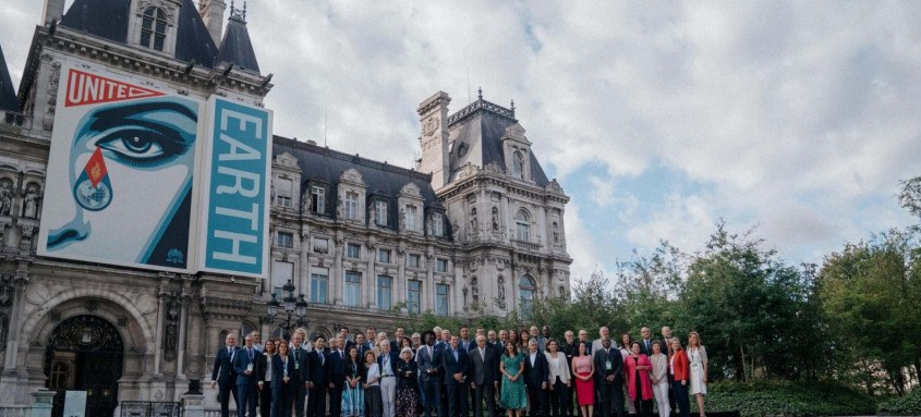 Em conferência que celebrou a liderança de cidades na última década, prefeito defendeu o modelo brasileiro de federalismo climático. - Foto: Leo Elger/Prefeitura do Rio Em conferência que celebrou a liderança de cidades na última década, prefeito defendeu o modelo brasileiro de federalismo climático.