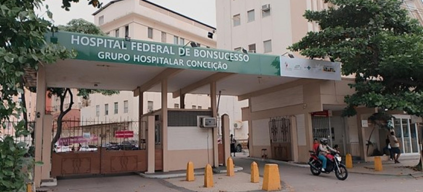 Hospital Federal de Bonsucesso, Zona Norte do Rio, em imagem recente.